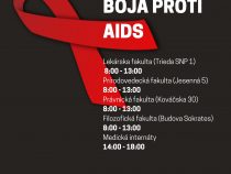 Študenti Lekárskej fakulty UPJŠ organizujú na univerzite  osvetovú akciu pri príležitosti Svetového dňa boja proti AIDS