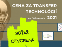 Cena za transfer technológií na Slovensku 2021