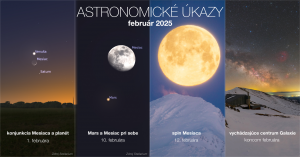 Astronomické úkazy vo februári 2025