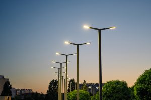 Lampy pouličného LED osvetlenia na ulice