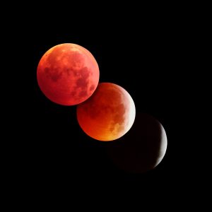 Fázy zatmenie Mesiaca