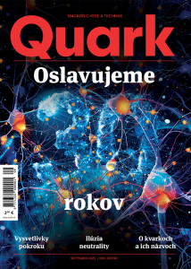 Titulka septembrového čísla časopisu Quark