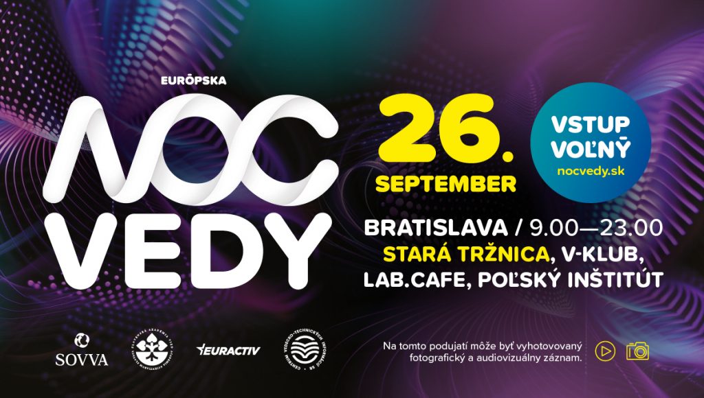 Banner podujatia Európska noc vedy