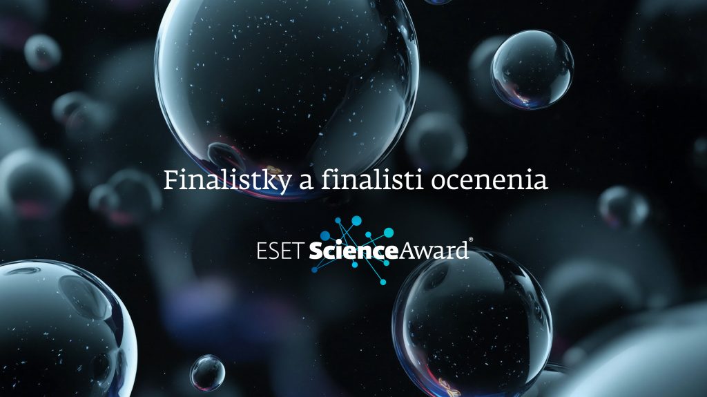 Banner k tlačovej správe ESET Science Award