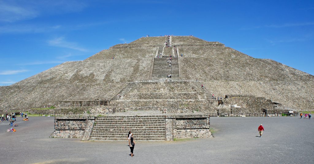 Pyramída Slnka v Mexiku