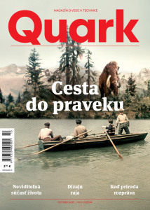 Obálka októbrového čísla časopisu Quark