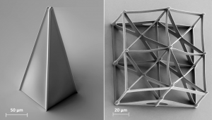 Minimalistické štruktúry vytvorené pomocou laserovej 3D mikrolitografie