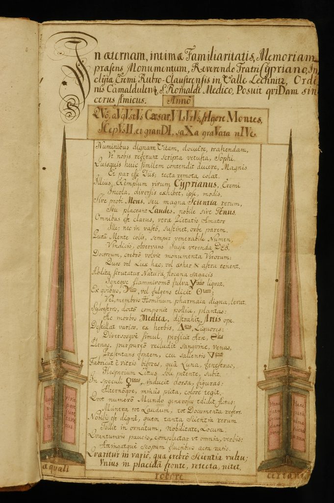 Strana z historického herbára