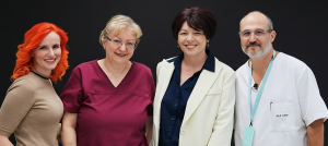 Fotografický portrét medicínskeho kolektívu