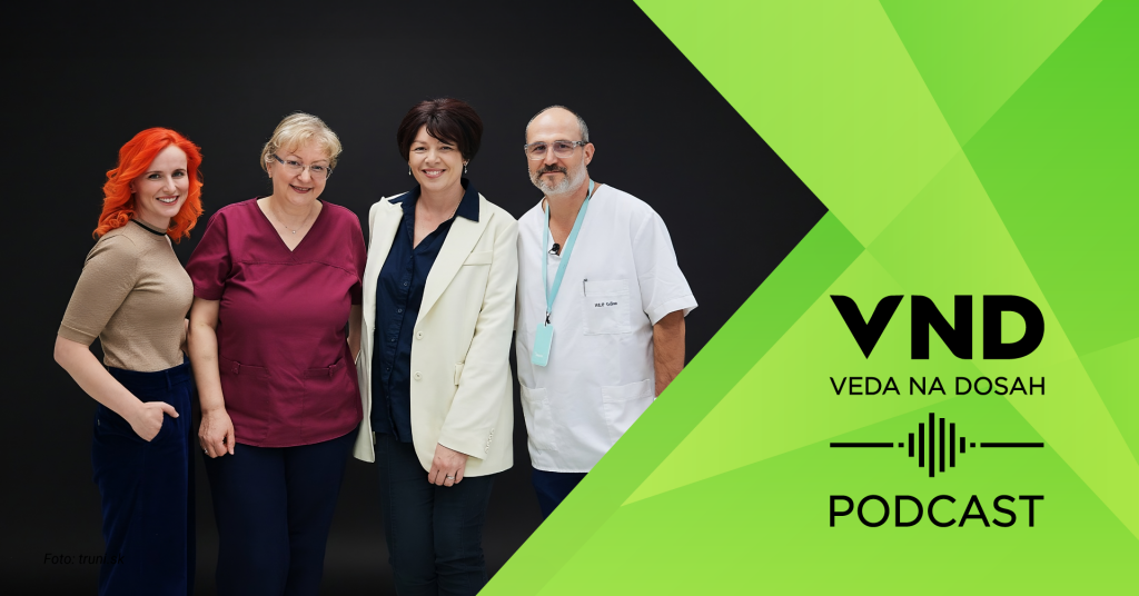 Grafika podcastu Veda na dosah s Vedecko-technickým tímom roka 2025