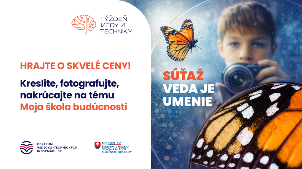 Vizuál súťaže veda je umenie