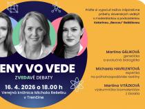 Zvedavé debaty prichádzajú do Trenčína: tri vedkyne, tri pohľady na biológiu