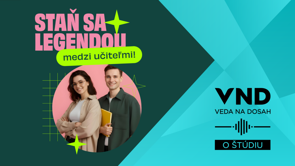 Grafika podcastu Veda na dosah: O štúdiu s Luciou Pollákovou
