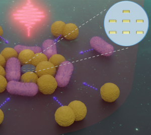 Nanorobot reaguje s baktériami