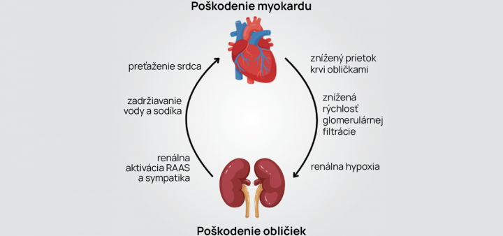 Keď sa srdce a obličky negatívne ovplyvňujú
