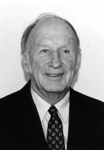 Edward Lorenz na čiernobielej fotografii