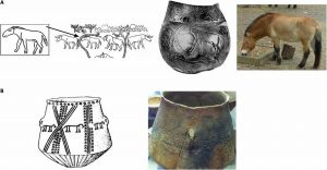 Archeologické artefakty so zobrazenými koňmi