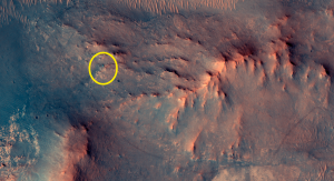 Rover Perseverance na snímke sondy NASA