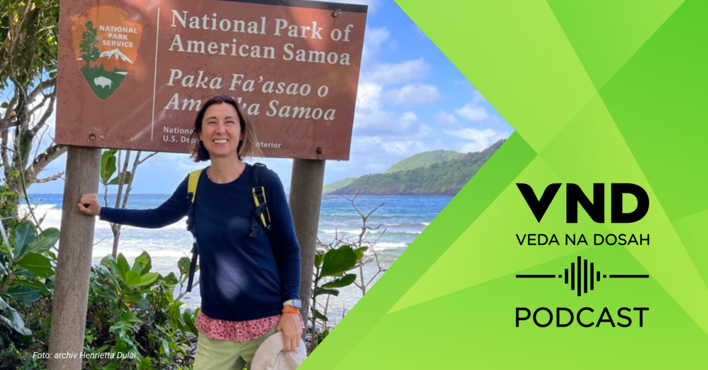Vizuál podcastu s Henriettou Dulai