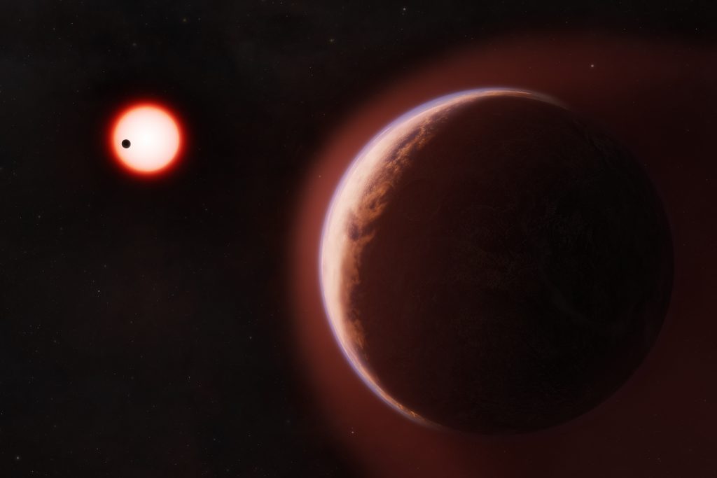 Umelecká predstava exoplanéty